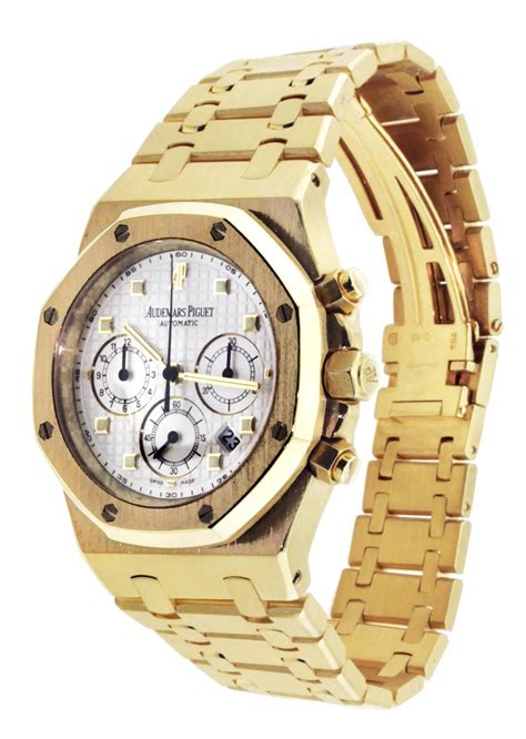 audemars piguet royal oak offshore chronograph yellow gold|royal oak offshore chronograph price.